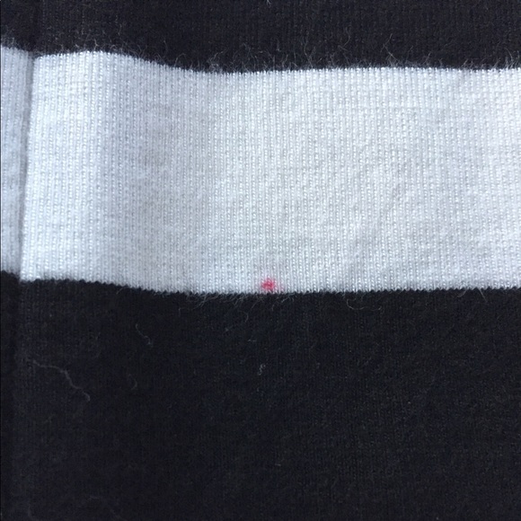 Ann Taylor Loft Petites Sleeveless Black Striped Mini Dress - Picture 8 of 8